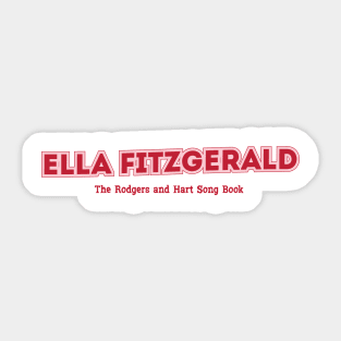 Ella Fitzgerald Sticker